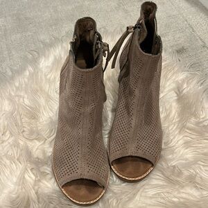 Toms Open Toe Booties